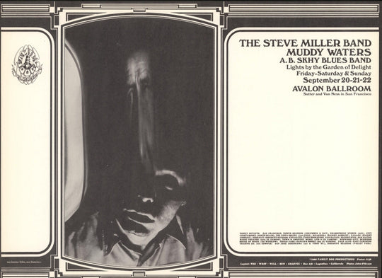 Steve Miller Band & Muddy Waters - Avalon Ballroom