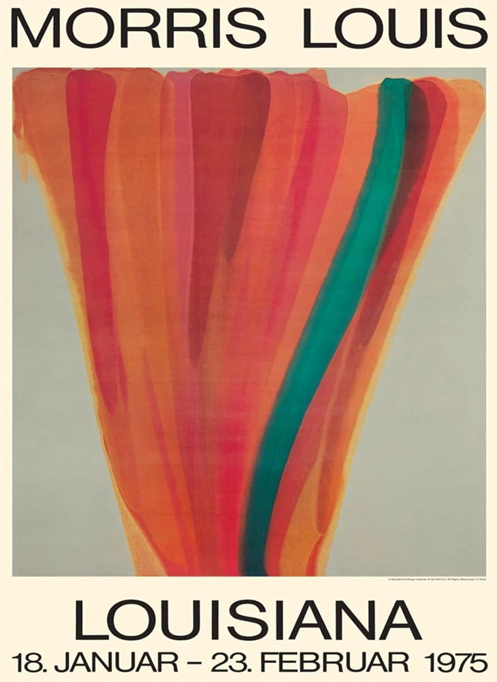 アートポスター モーリス・ルイス エキシビジョンポスター アートポスター モーリス・ルイス エキシビジョンポスター Morris