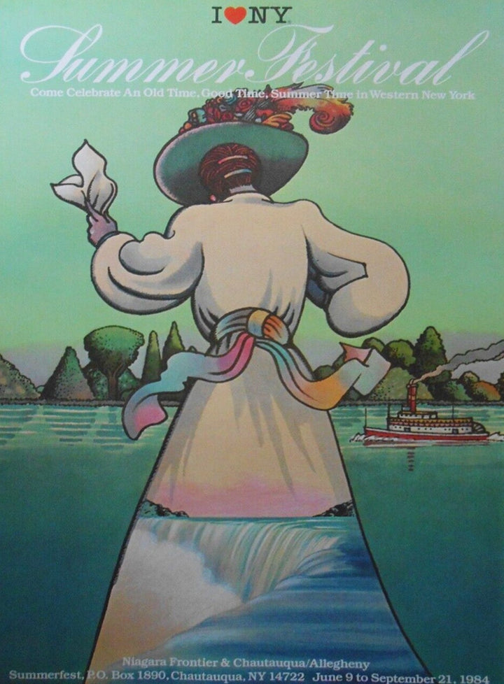 Milton Glaser - I Love NY Summer Festival, original poster: 1984