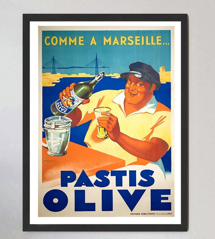 Comme a Marseille - Pastis Olive