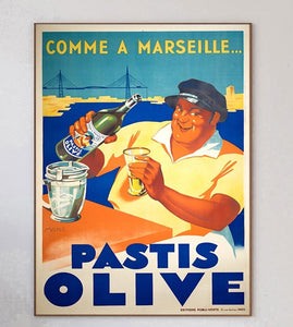 Comme a Marseille - Pastis Olive