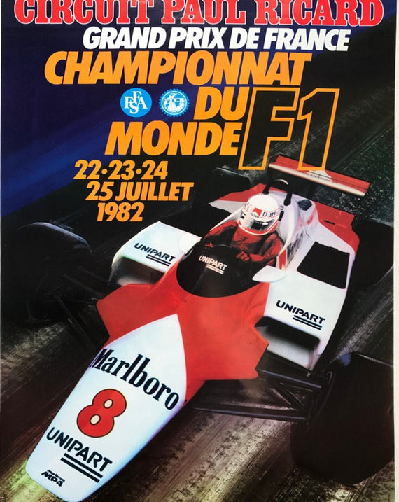 1982 France Grand Prix Circuit Paul Ricard