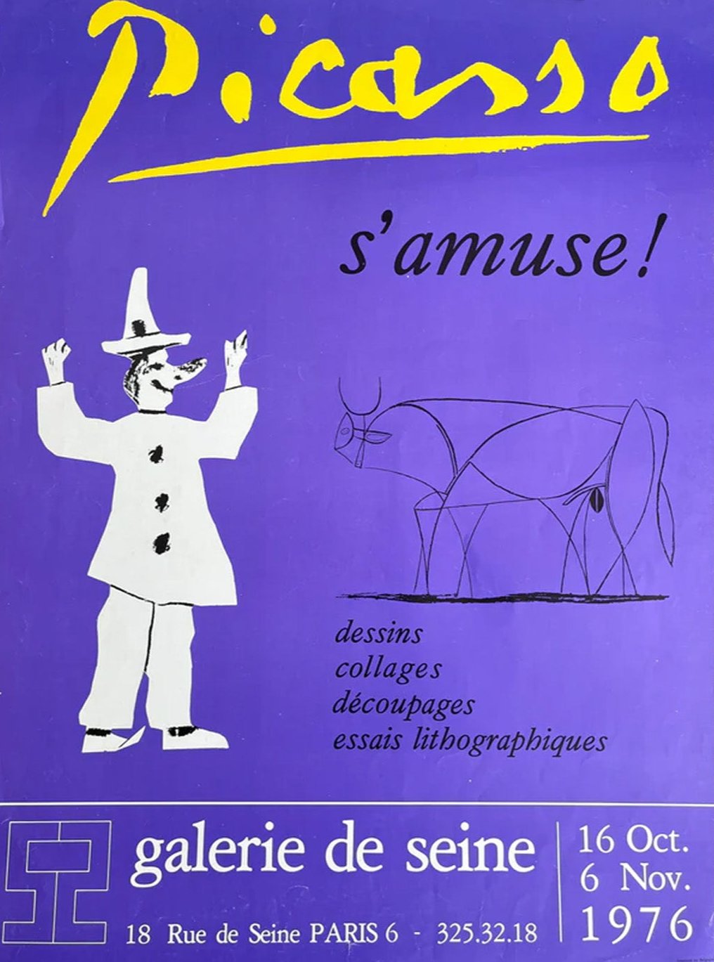 Pablo Picasso - S'Amuse! - Galerie de Seine