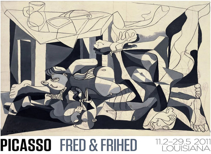 Pablo Picasso - Peace & Freedom - Louisiana Gallery, original poster: 2011
