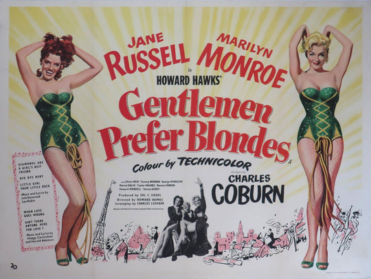 Gentlemen Prefer Blondes original poster