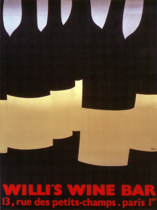 Willi's Wine Bar - Alberto Bali original poster