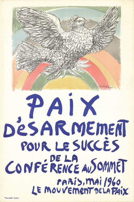 Pablo Picasso - Paix Desarmement original poster