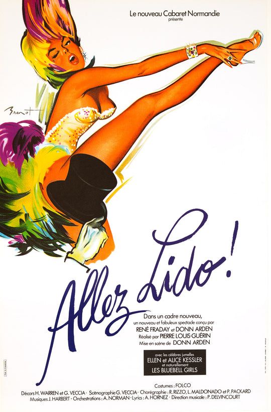Allez Lido - Brenot — lido-allez-lido-poster-by-brenot