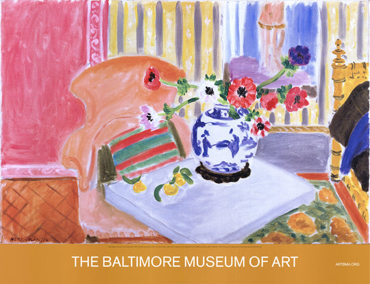 Henri Matisse — Anemones and Chinese Vase