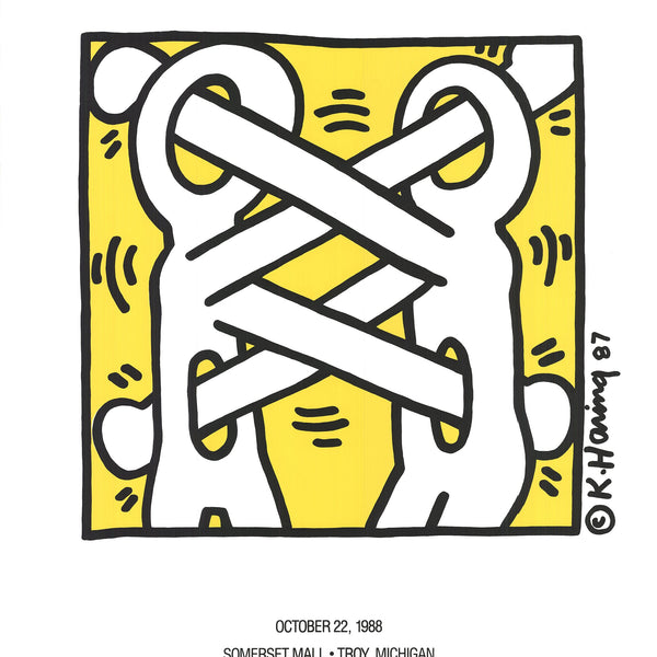 Keith Haring exhibition poster
