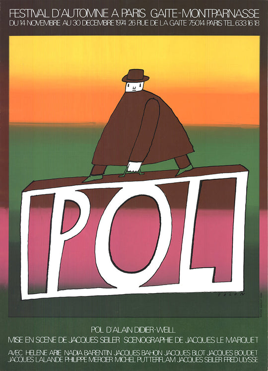 Jean-Michel Folon — P.O.L., Festival d’Automne