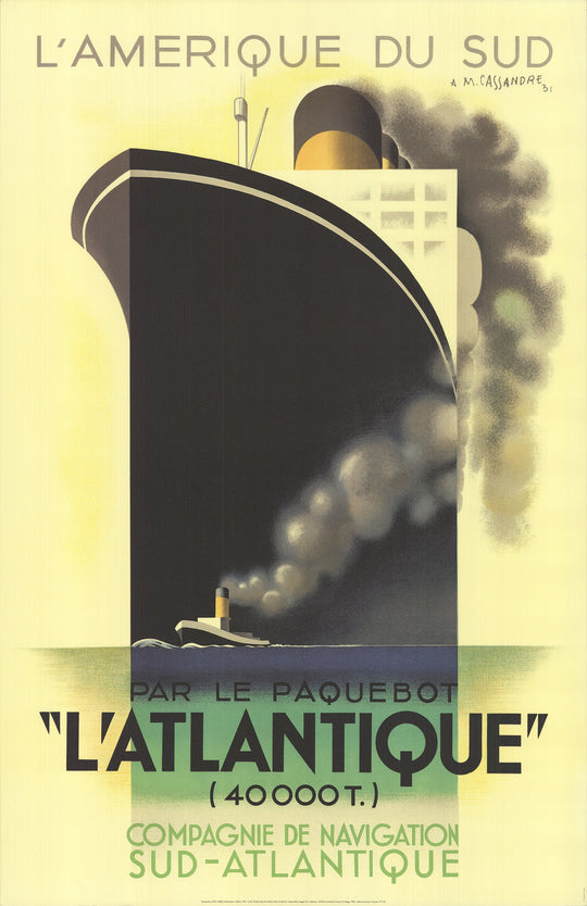 A.M. Cassandre - L'Atlantique