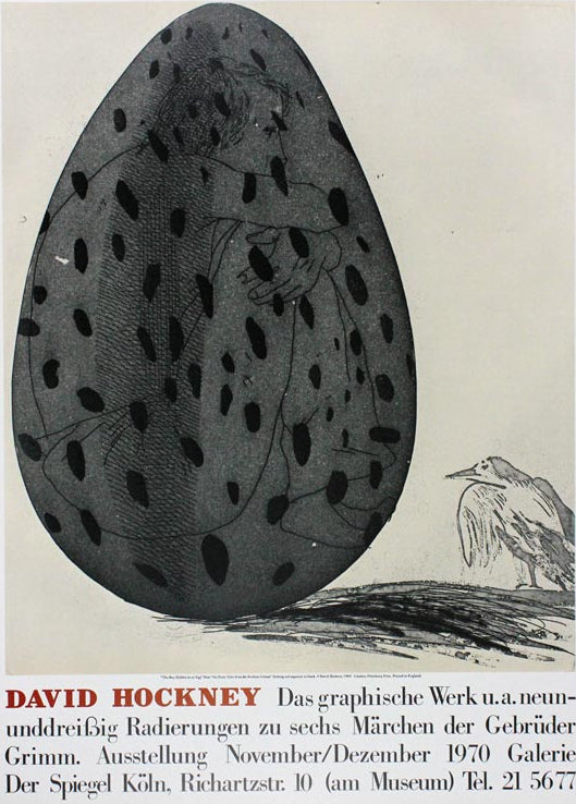 David Hockney — Boy Hidden in an Egg (1981 Reprint)