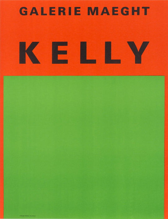 Ellsworth Kelly — Orange and Green, Galerie Maeght