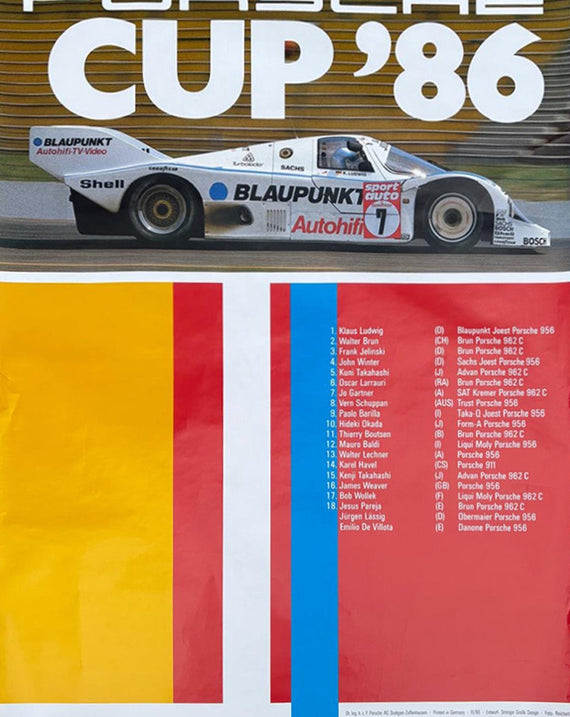 Porsche Cup '86