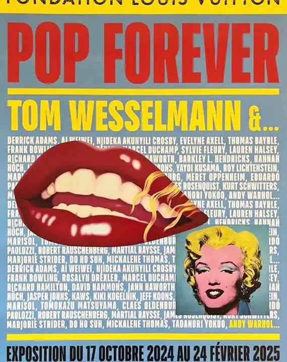 Tom Wesselmann & Andy Warhol - Fondation Louis Vuitton