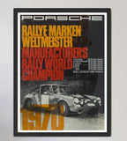 Load image into Gallery viewer, Porsche - 1970 Manufacturers Rally World Champion