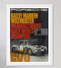 Load image into Gallery viewer, Porsche - 1970 Manufacturers Rally World Champion