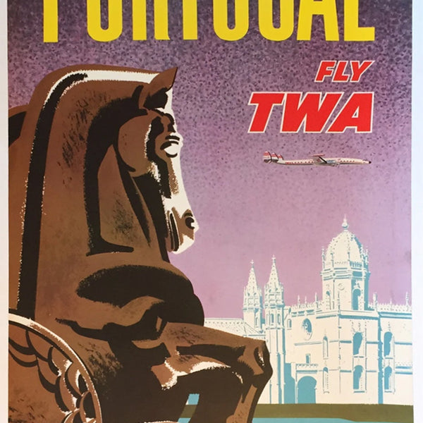 David Klein original TWA poster