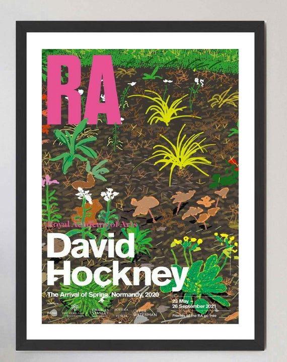 David Hockney - RA - The Arrival of Spring no.186