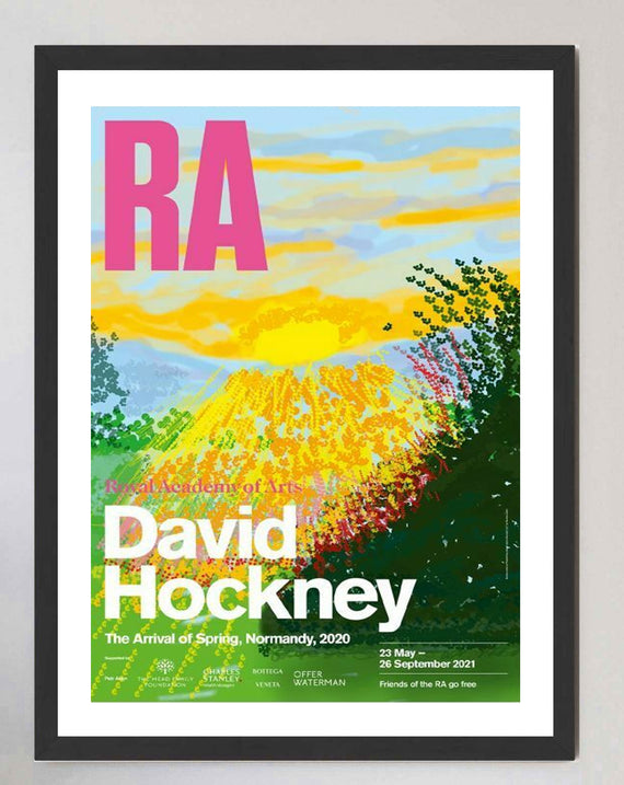 David Hockney - RA - The Arrival of Spring no.227