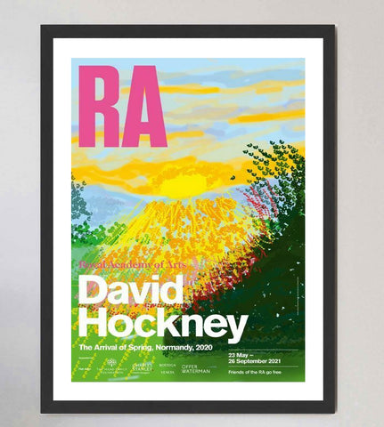 David Hockney - RA - The Arrival of Spring no.227