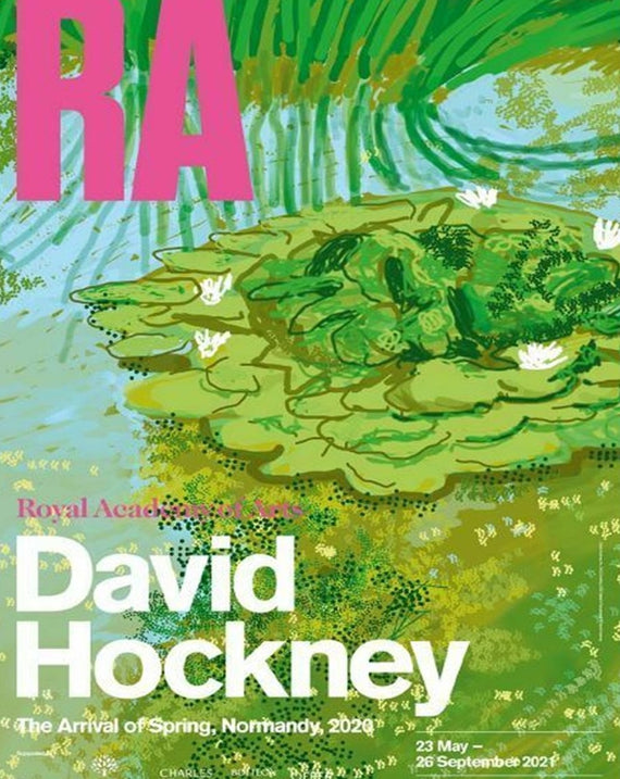 David Hockney - RA - The Arrival of Spring no.340