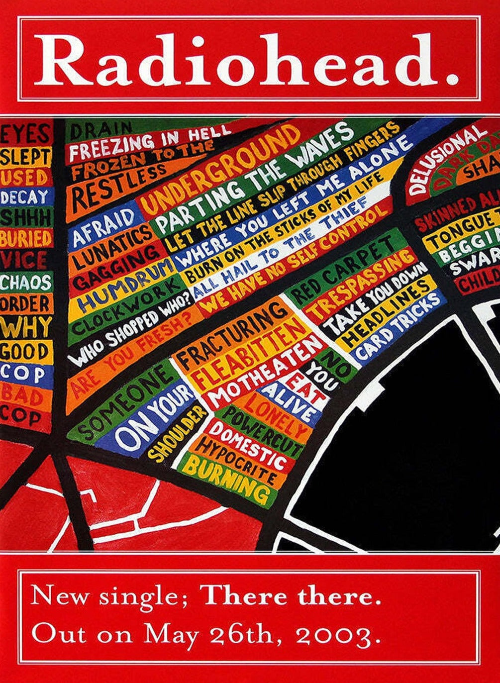 Shop Radiohead - There there. Original Vintage Poster - Printed