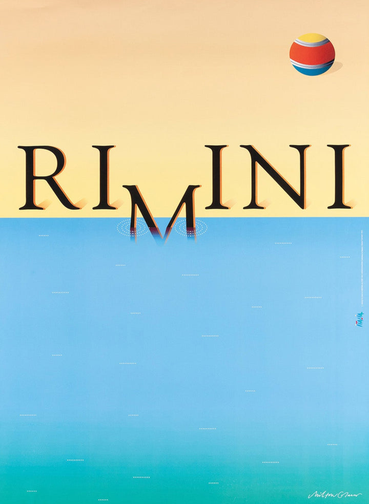 Rimini - Milton Glaser, original poster: 1995