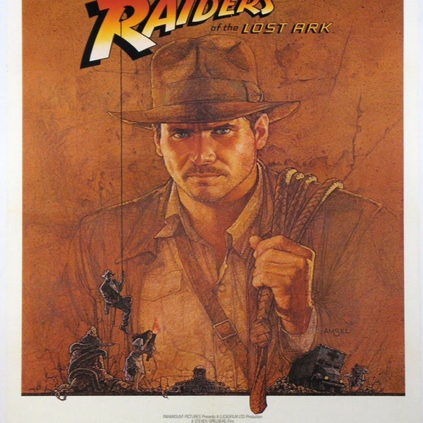 Richard Amsel original Raiders of the Lost Ark poster