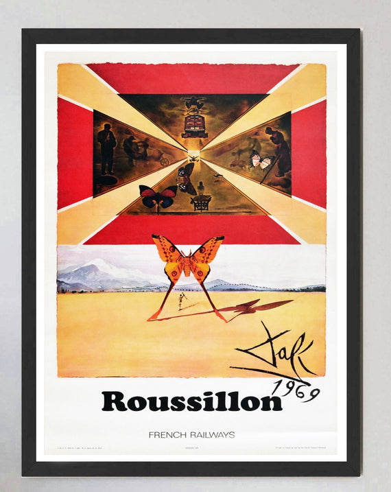 Roussillon, French Railways - Salvador Dali