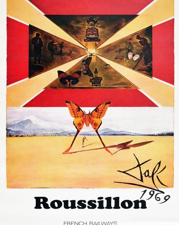 Roussillon, French Railways - Salvador Dali