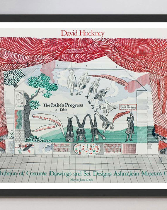 David Hockney - The Rake's Progress - Ashmolean Museum