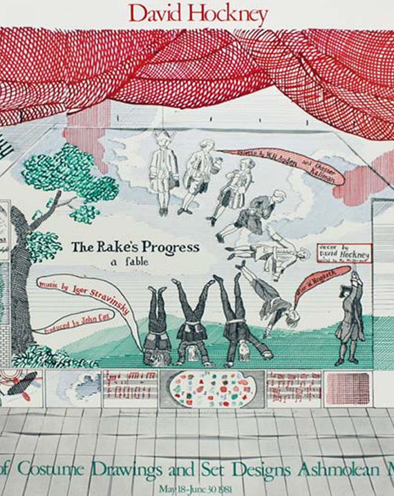 David Hockney - The Rake's Progress - Ashmolean Museum