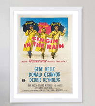 Load image into Gallery viewer, White frame Singin in the rain poster
