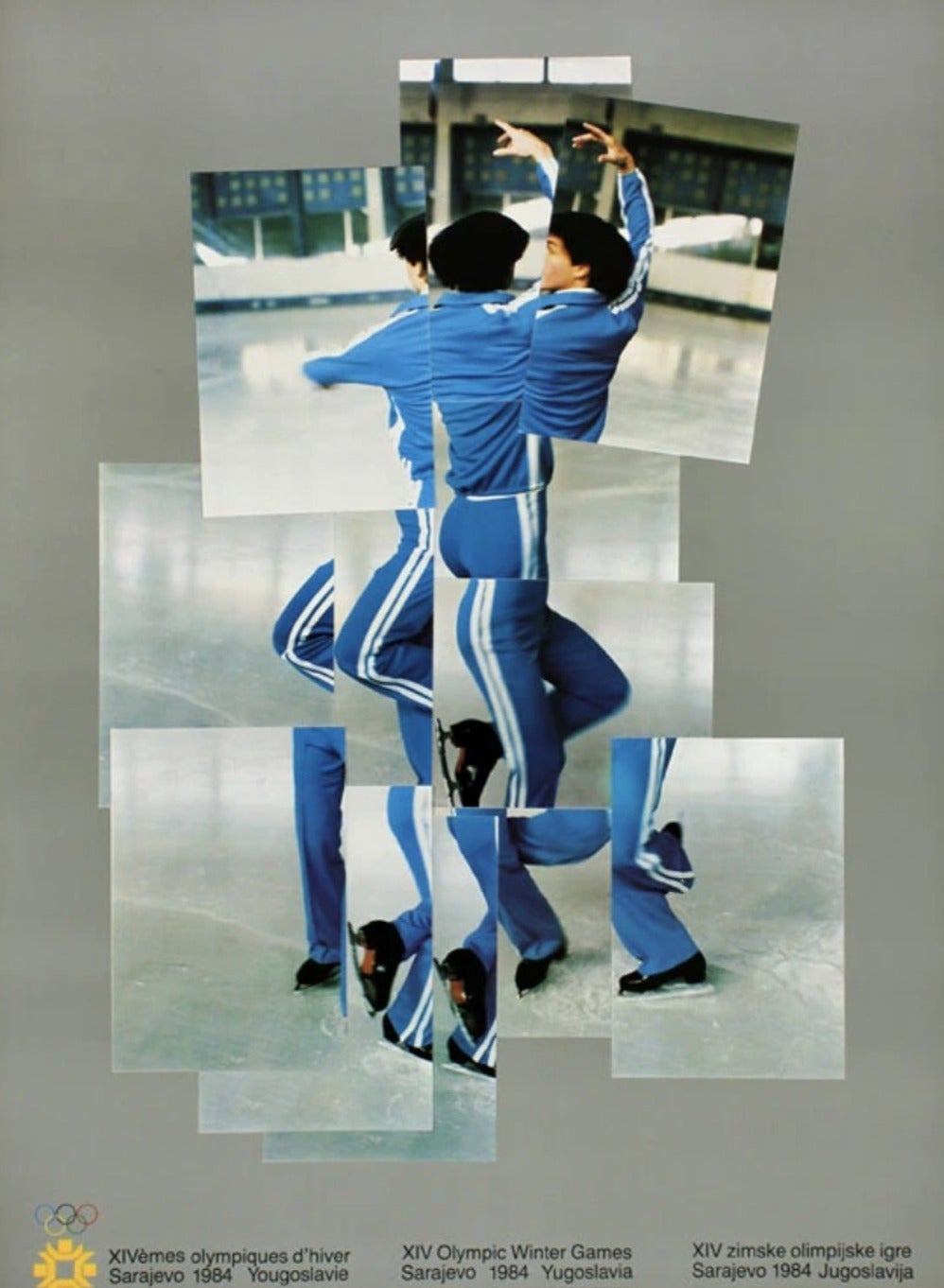1984 Sarajevo Winter Olympic Games - David Hockney Original Poster