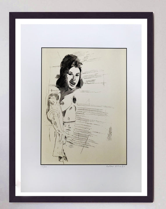 Peter Blake - Sketched Woman - Motif 10