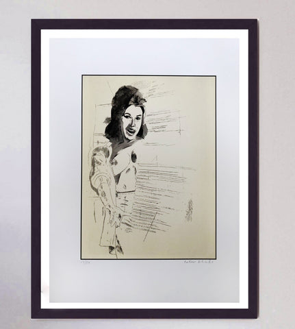 Peter Blake - Sketched Woman - Motif 10