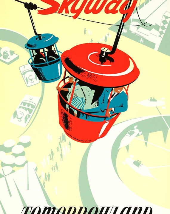 Disneyland -Skyway - Tomorrowland
