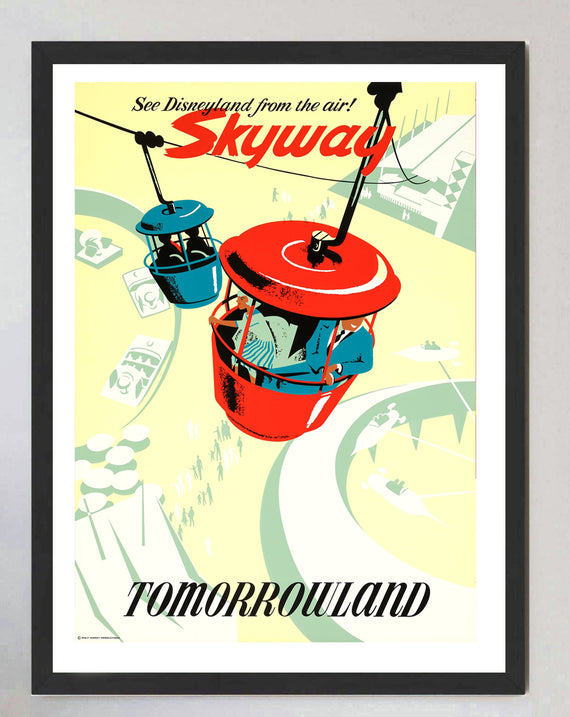 Disneyland -Skyway - Tomorrowland