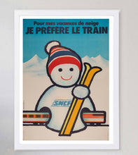 Load image into Gallery viewer, SNCF - Je Prefere le Train Snowman