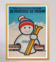 Load image into Gallery viewer, SNCF - Je Prefere le Train Snowman