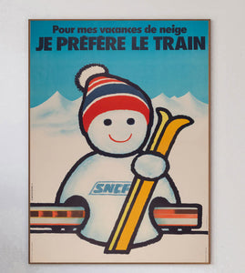 SNCF - Je Prefere le Train Snowman