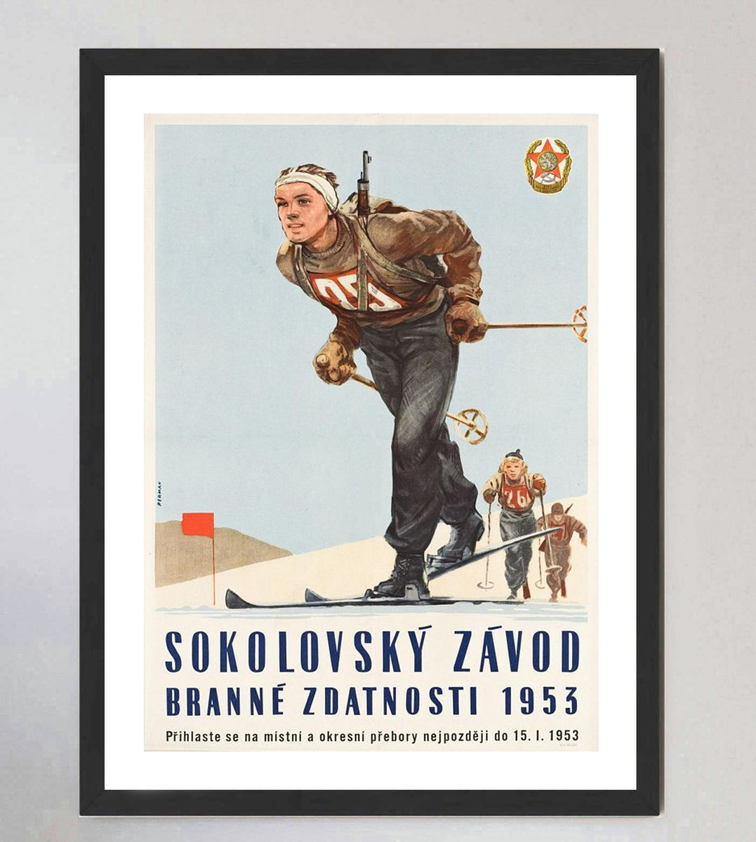 Shop 1953 Sokolovský Závod Winter Biathlon Hungary Original