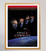 Load image into Gallery viewer, Oak frame poster of Space Cowboys