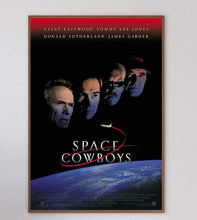 Load image into Gallery viewer, Walnut frame poster of Space Cowboys
