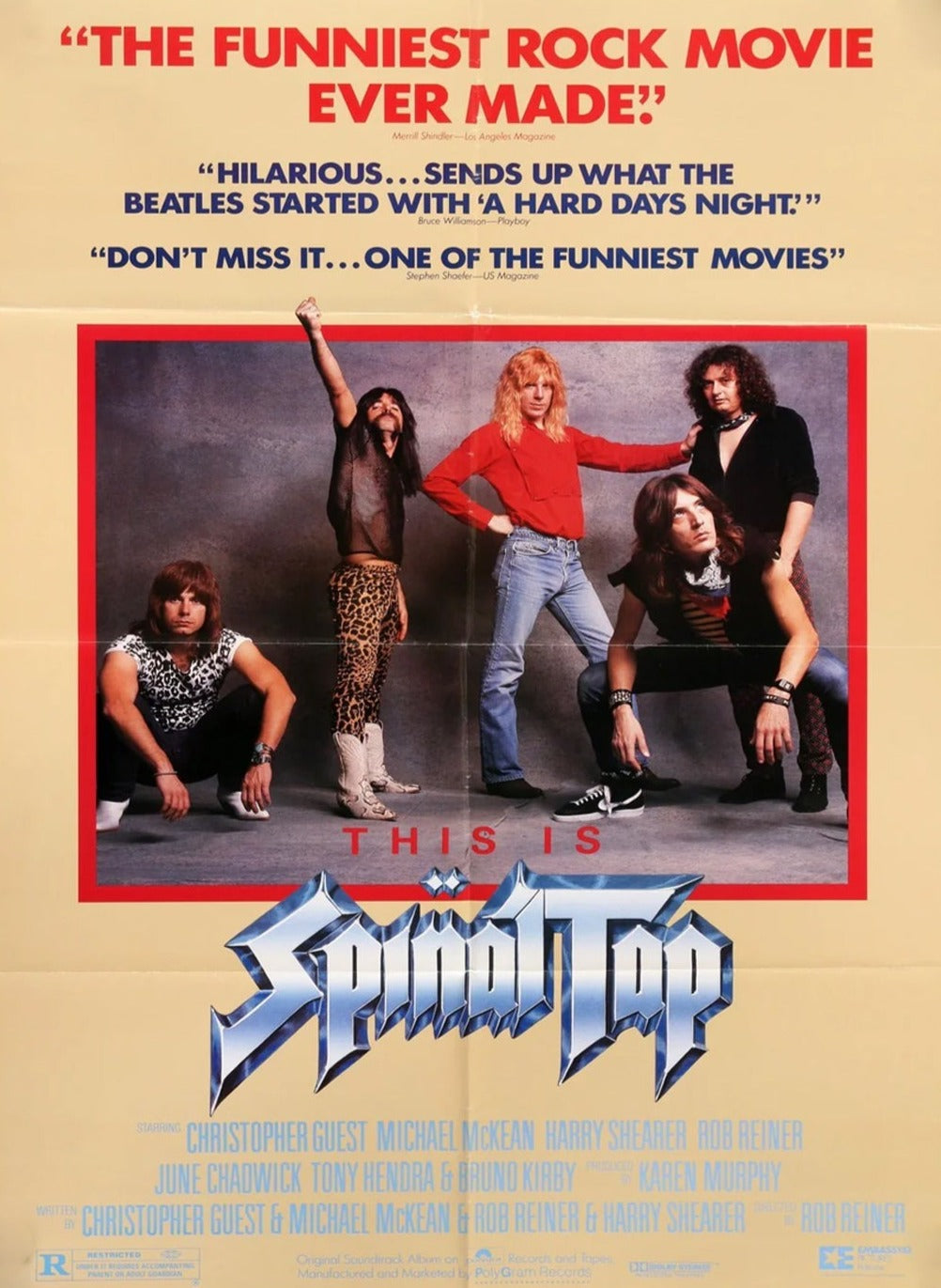 Shop This is Spinal Tap Movie Poster Online - Original