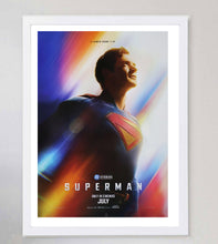 Load image into Gallery viewer, Superman Poster with White Frame