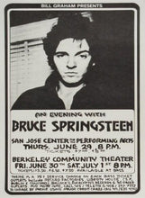 Load image into Gallery viewer, Bruce Springsteen - San Jose &amp; Berkeley