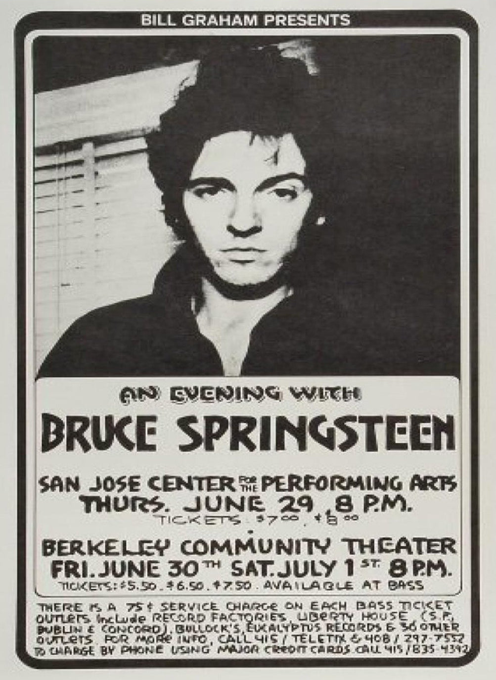 Bruce Springsteen - San Jose & Berkeley